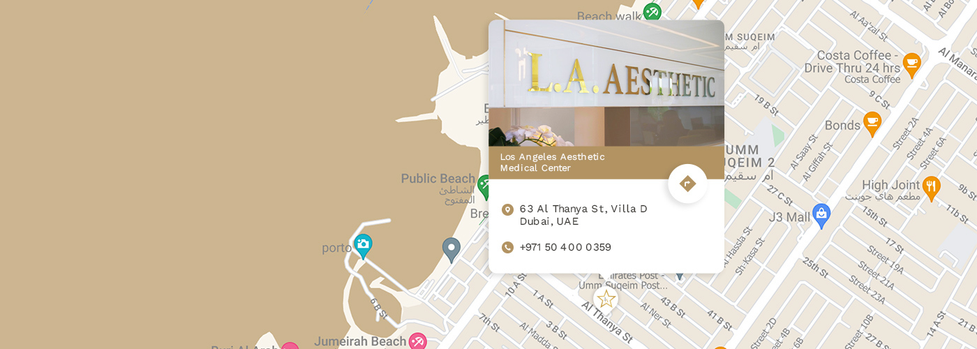 LA clinic Google map